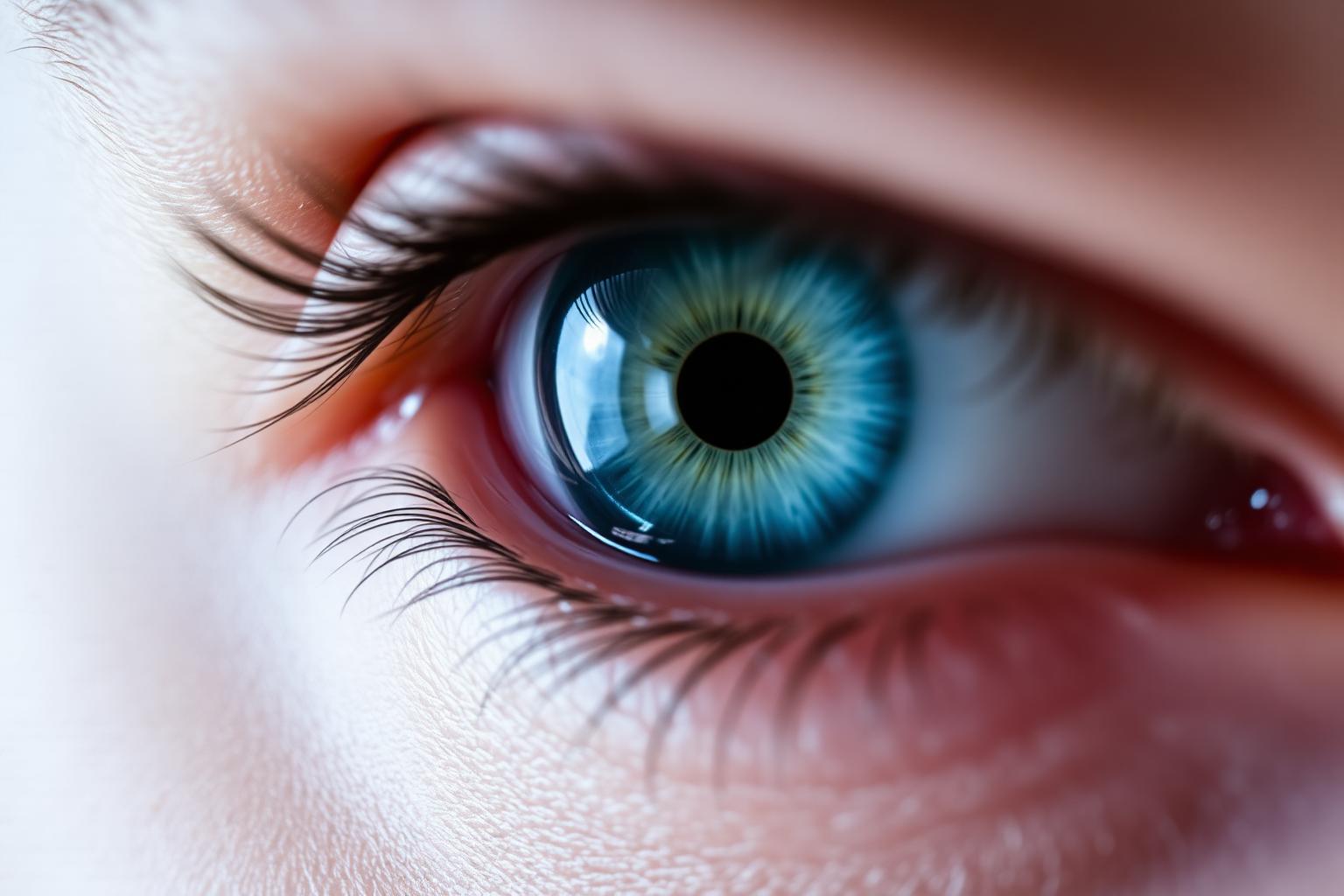 Ice / Pale Blue iris macro